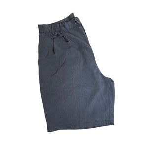 Puritan Men’s Belted Casual Grayish‎ Blue Shorts Cotton Blend- Size 38